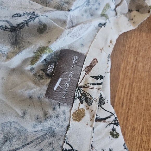 Anthropologie Bel Kazan Sadie Duster Womens OS Ivory Dandelion Long Line Beachy - Picture 5 of 6